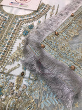 Net gharara for women clothing (UNSTITCHED) by Kapra Collection - Kapra Collection